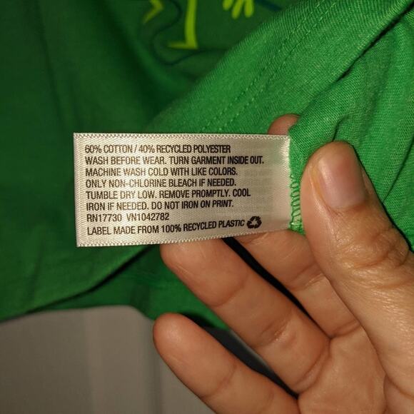 Cat & Jack Green Team Shamrock Rock Out Boys T Shirt 2T - Picture 6 of 8